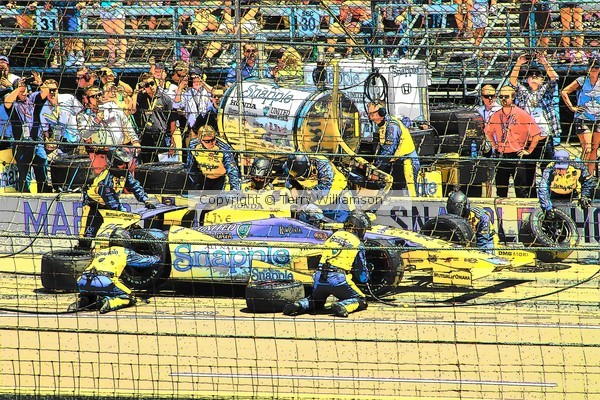 Pit Stop at Indy 500