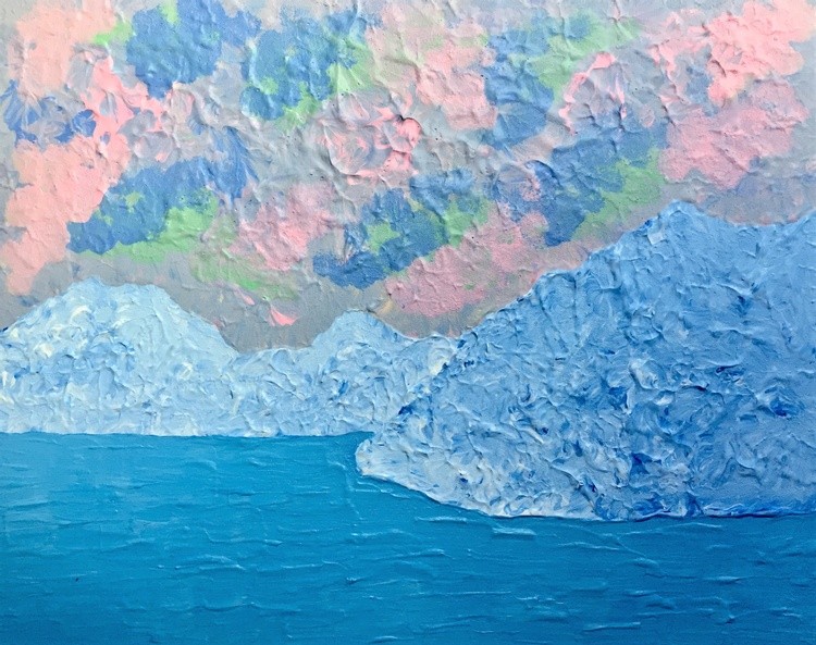 Mother-of-pearl landscape