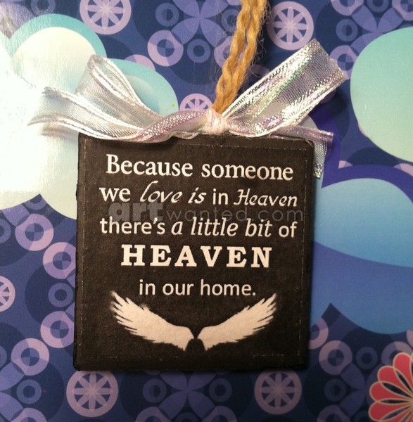 Chalkboard ornament