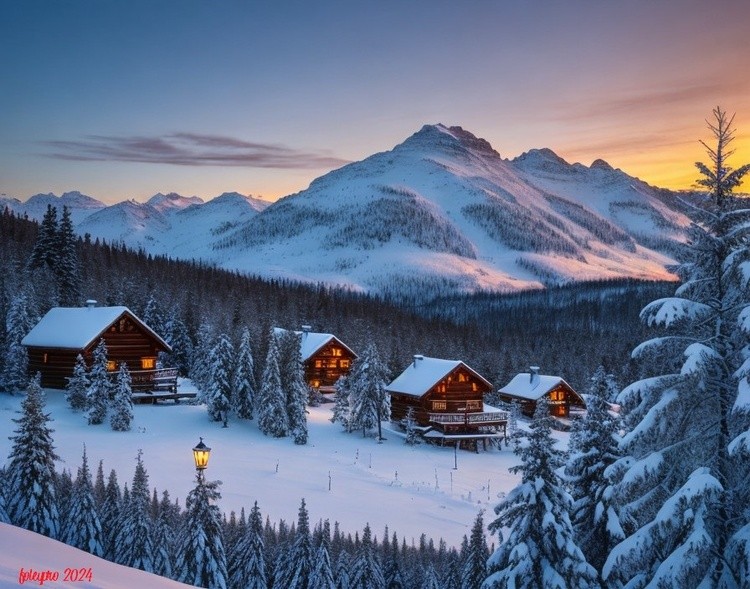 Cabins in the valley