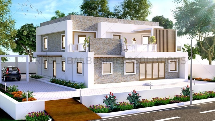 3d Exterior House Rendering