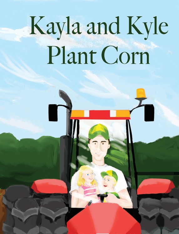 Kayla and Kyle Plant Corn by Mary Streitmatter