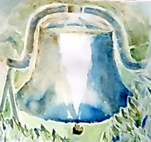 Dominican Bell Watercolor