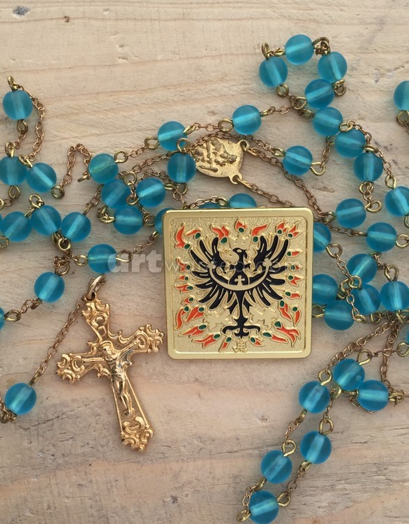 The lapel badge with the eagle of saint Wenceslas