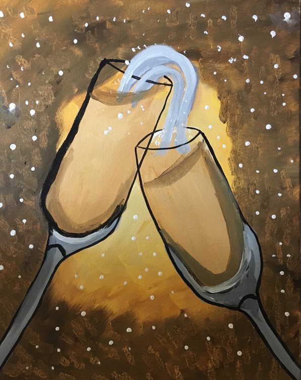 Bubbling glasses