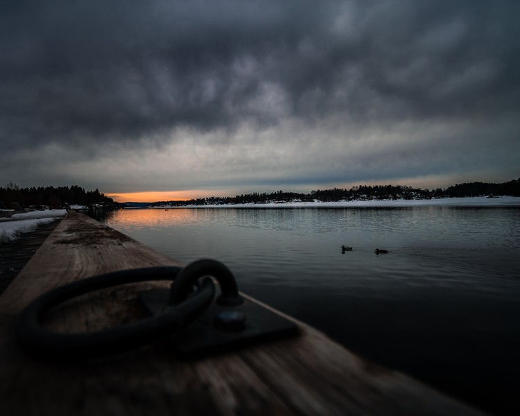 Last rays of light