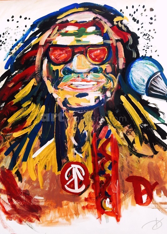 Henry Kapono aka The Wild Hawaiian Pop Portrait
