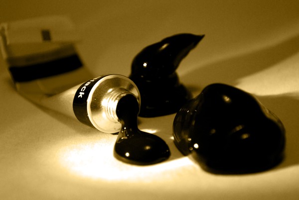black paint