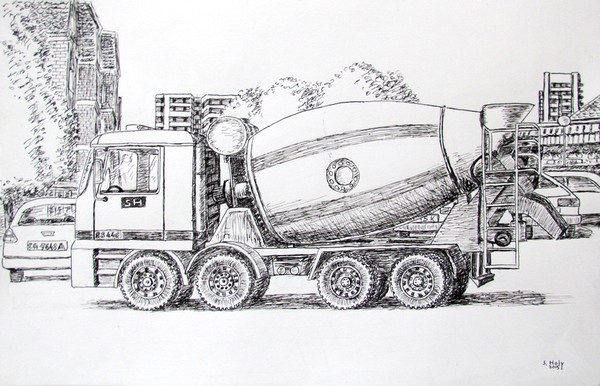 CONCRETE MIXER - INK