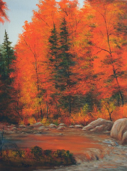 2005-32HaC 18x24 Autumn Stream DSC02849