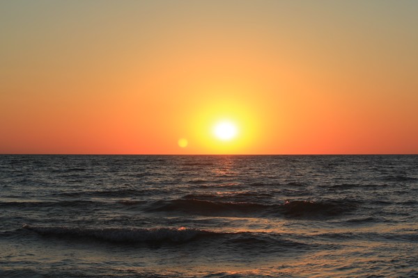 Lake Michigan Sun Set