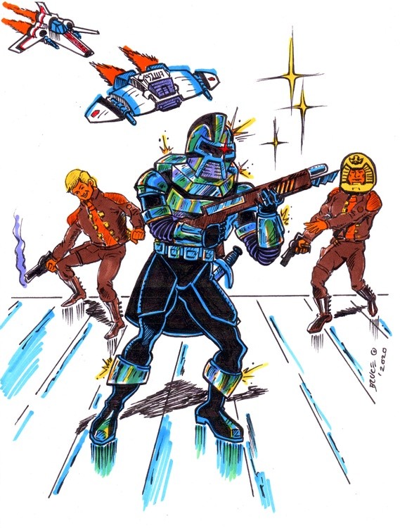Battle Star Galactica 1978, in color!