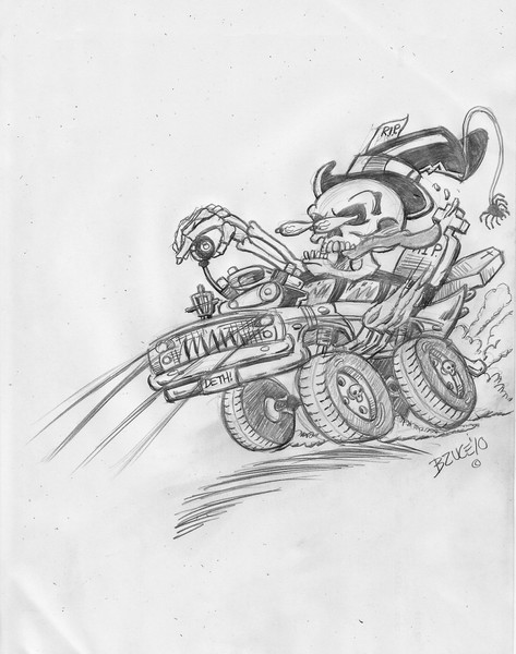 Bone Hearse Toon!