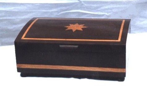 DARK KNIGHT Hand Crafted Inlaid Wooden Jewelry Box