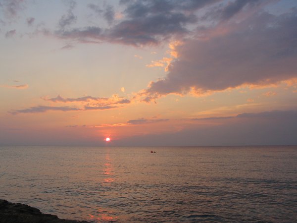 Cuban sunset