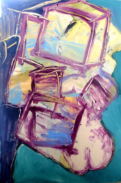 Abstract Figurative Dog Head