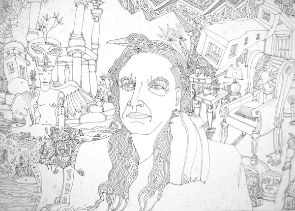 crow in the hair of my shaman