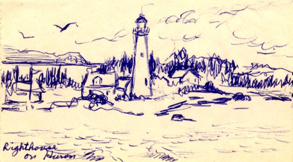 Lighthouse on Huron
