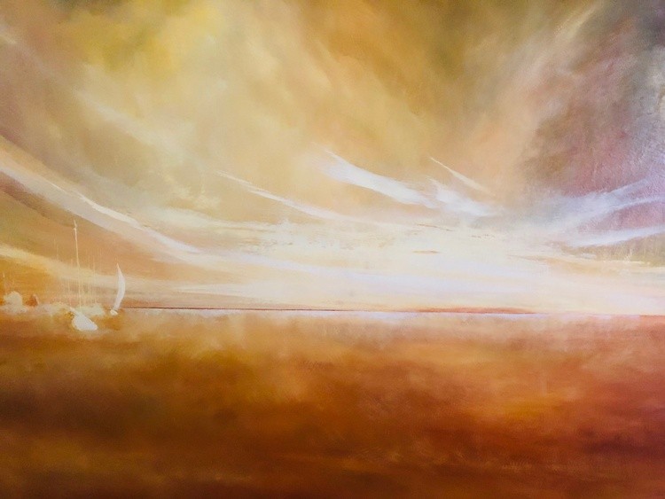 THE BAY - 1 M sq. Oil on Canvas 