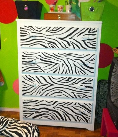 Zebra Dresser