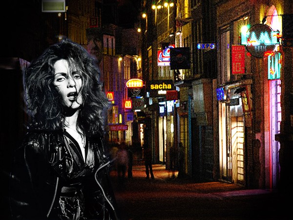 A night with red wine, strong cigarettes .....
