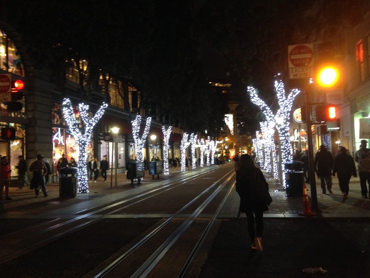 Winter Night in the City