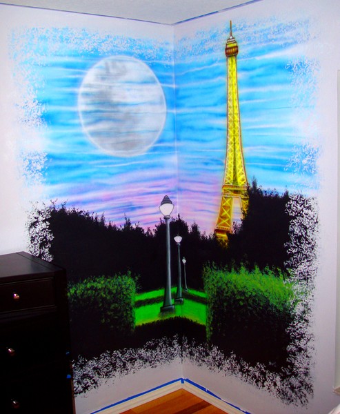Paris Corner Mural