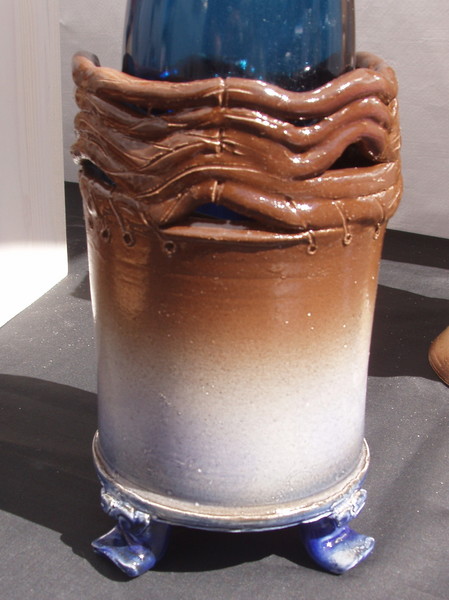 Wine bottle chiller and holder