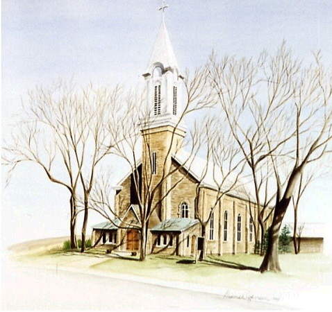 Shedon Catholic Church,New York State USA