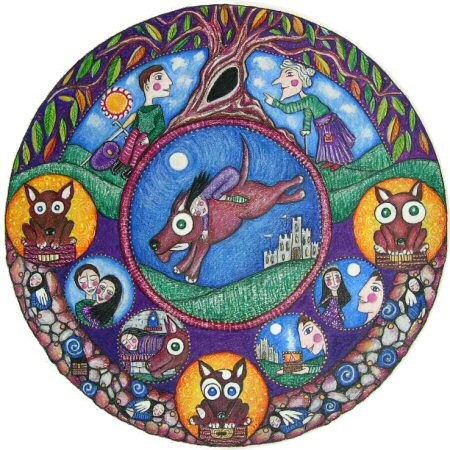 The Tinderbox Fairy Tale Mandala