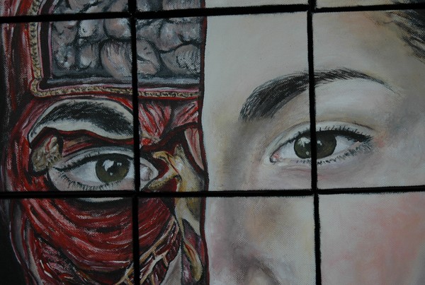 Self-portrait (detail)