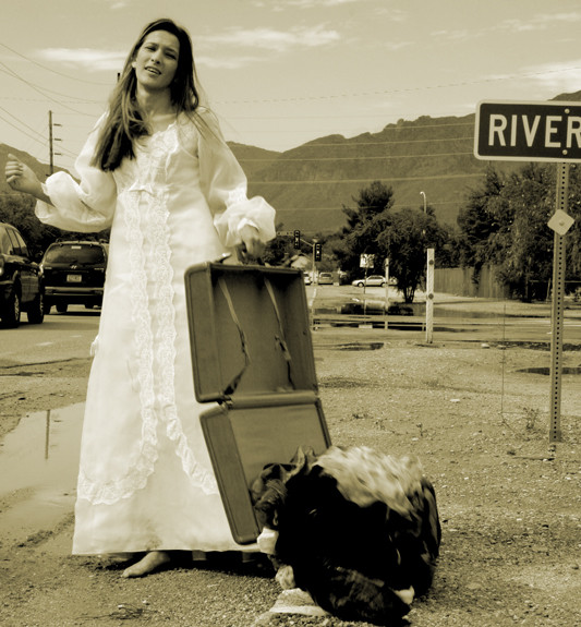 hitching bride