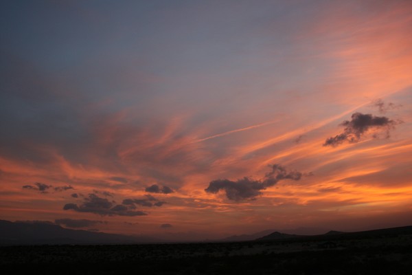 Sunset After Sand Storm