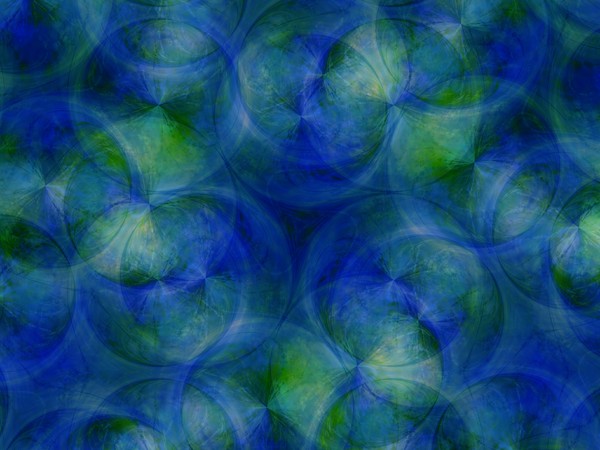 Blue Green Circles