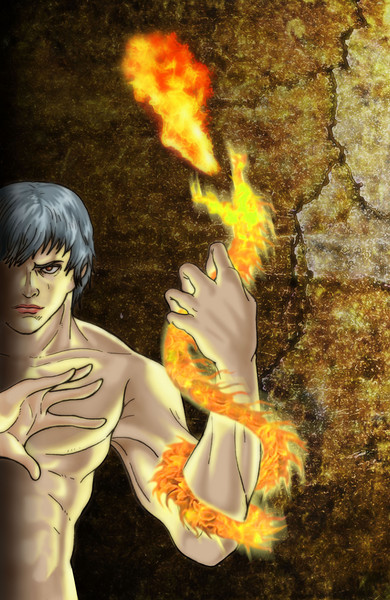 blazing hand