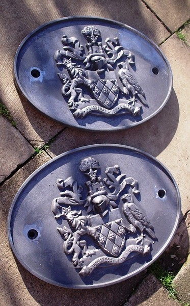 Cast iron Bridge Plaques