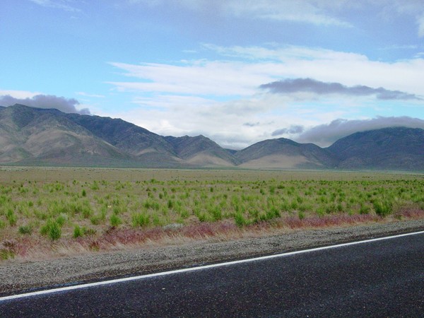 Driving through the Cascade Mountains