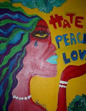 HATE PEACE LOVE