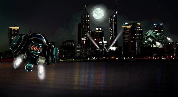 scifi city