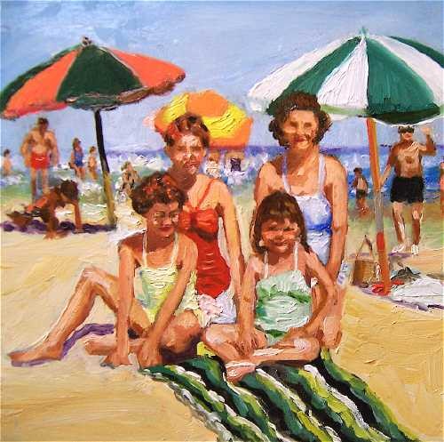 Family Vacation at the Jersey Shore, 1957