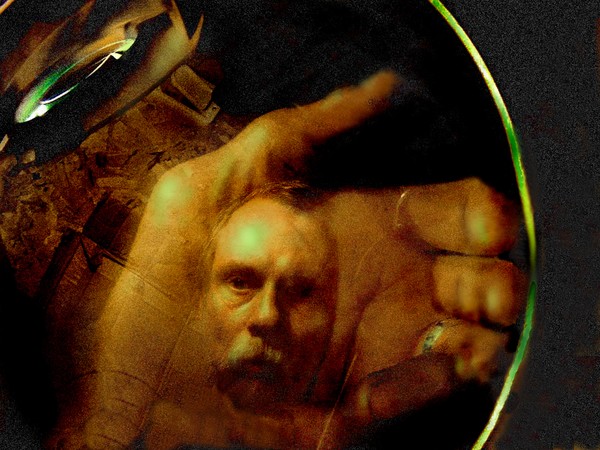 watching from within His hand