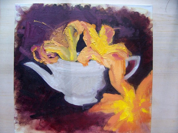 Lily. Oil.