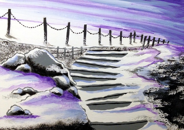 Snowy Steps