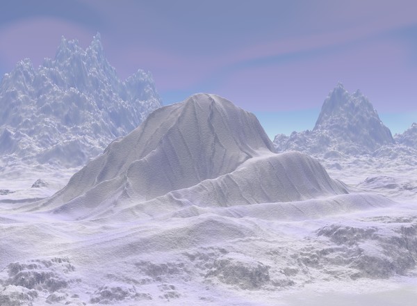 Frozen landscape