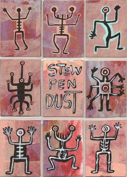 Stew-Pen-Dust ATC'S