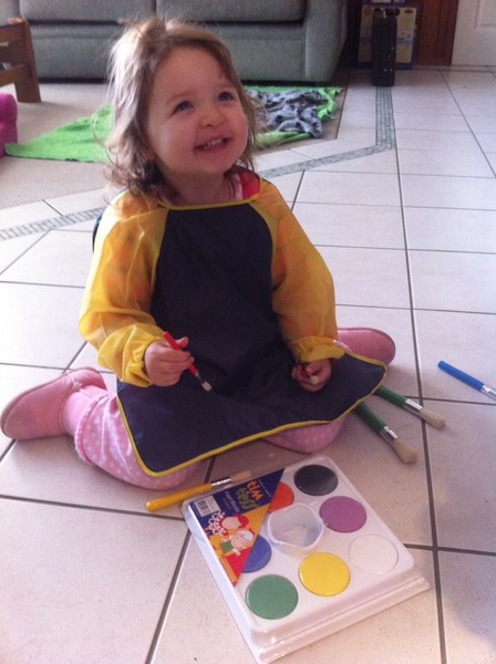 First paint brush set