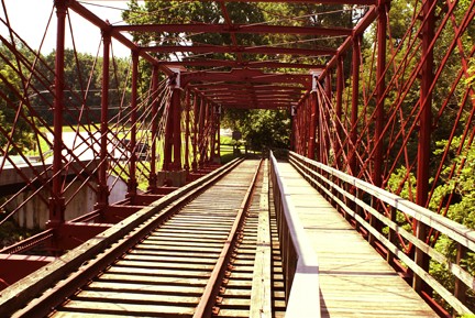 red bridge