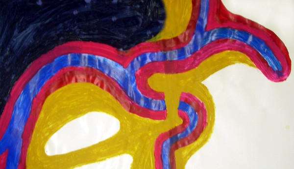 Abstract Painting - Holland age 13