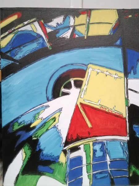 abstract space needle