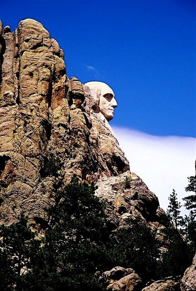 George Washington at  Mount Rushmore
